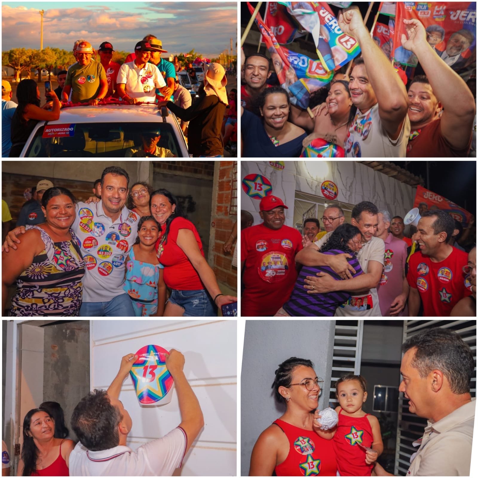 Andrei intensifica Agenda do 13 e percorre bairros e interior de Juazeiro ao lado do time de Lula e Jerônimo