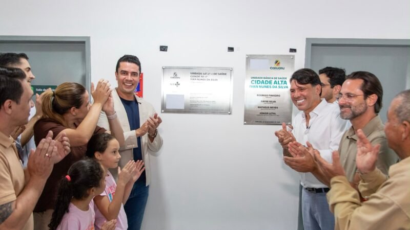 Rodrigo Pinheiro entrega terceira UBS prevista no plano de governo em apenas dois anos de mandato