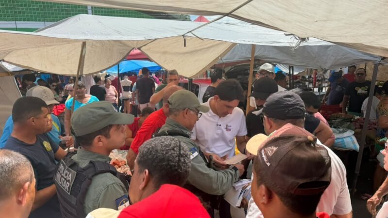 Confusão na Feira Livre de Água Preta: Polícia Militar é acionada durante movimentação política envolvendo Silvio Costa Filho e Eduardo Coutinho