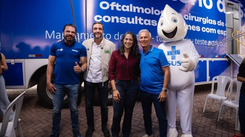 Carreta oftalmológica realiza atendimentos gratuitos pelo SUS em Vitória de Santo Antão