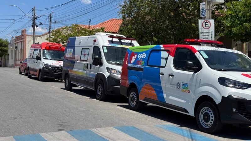 Sertânia recebe três novas ambulâncias para reforçar atendimento na rede municipal de saúde