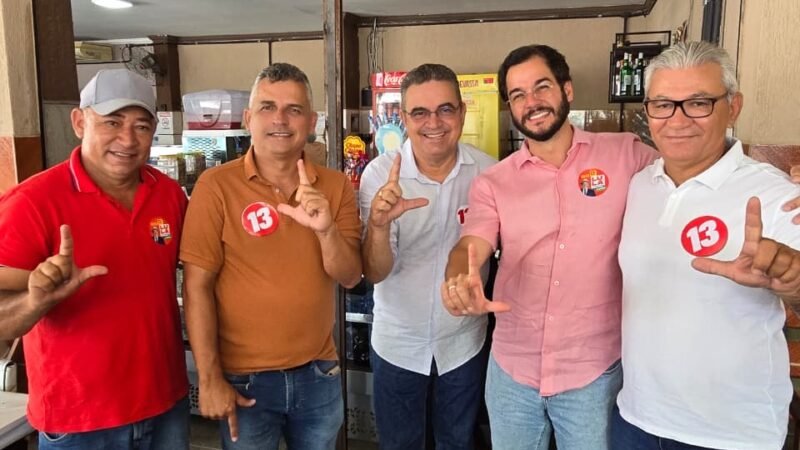 Na reta final da campanha, Múcio Angelim recebe Túlio Gadêlha, prefeitos e lideranças políticas do Sertão