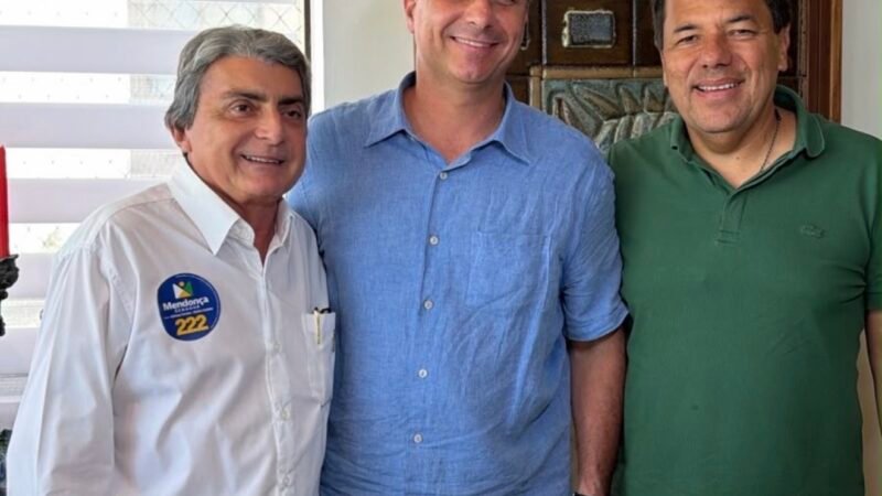 Gilvandro Estrela declara apoio a Flávio Bolsonaro para presidente ao lado de Mendonça