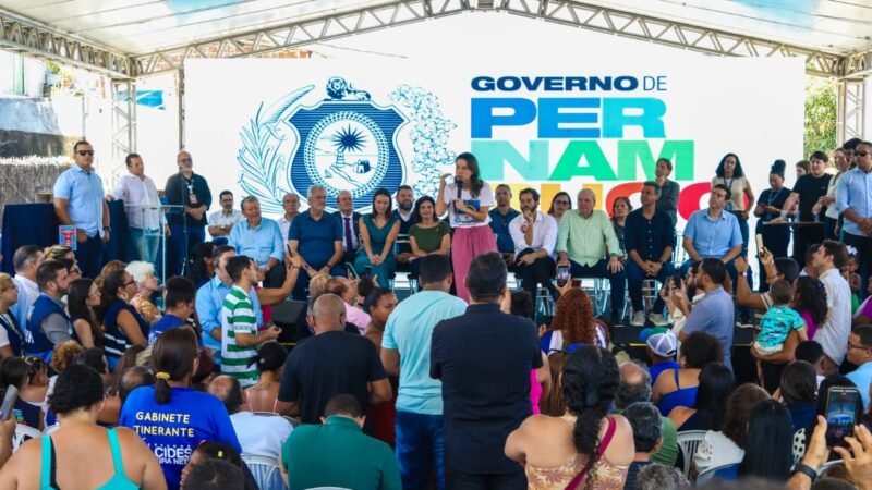 Governadora Raquel Lyra entrega quatro poços para fortalecer abastecimento de água na Zona Norte do Recife