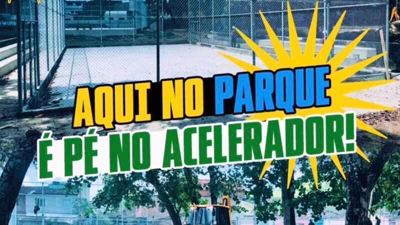 Obras de requalificação do Parque Ecológico de Água Preta avançam a todo vapor