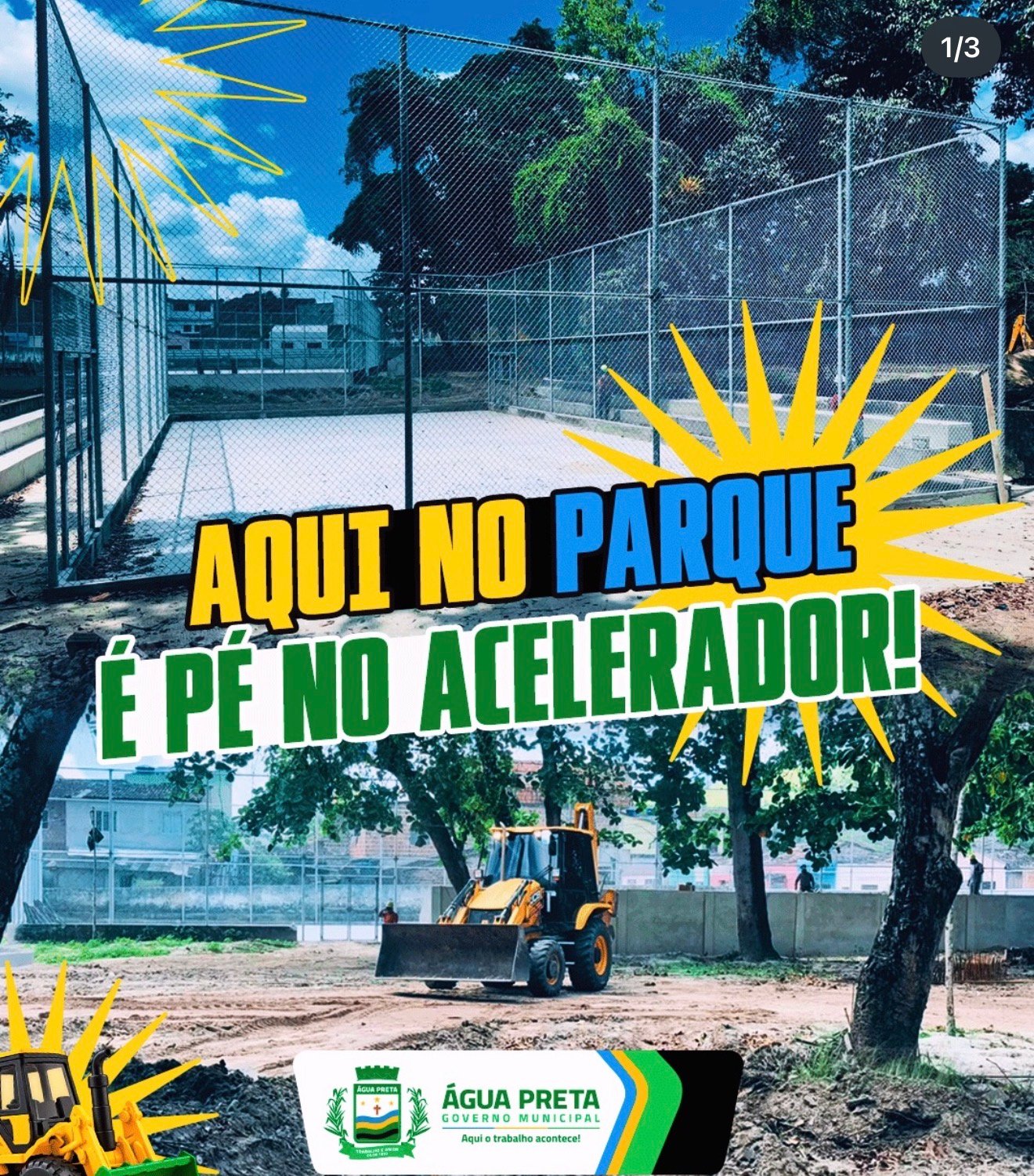 Obras de requalificação do Parque Ecológico de Água Preta avançam a todo vapor