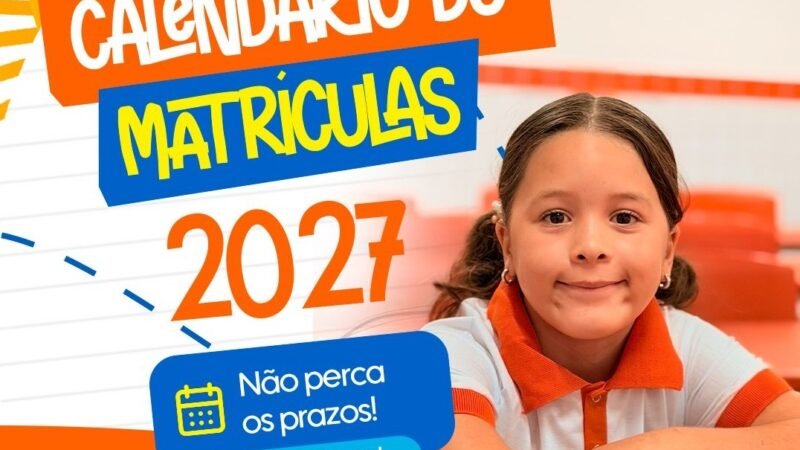 Educação: Arcoverde divulga calendário de matrículas para o ano letivo 2027