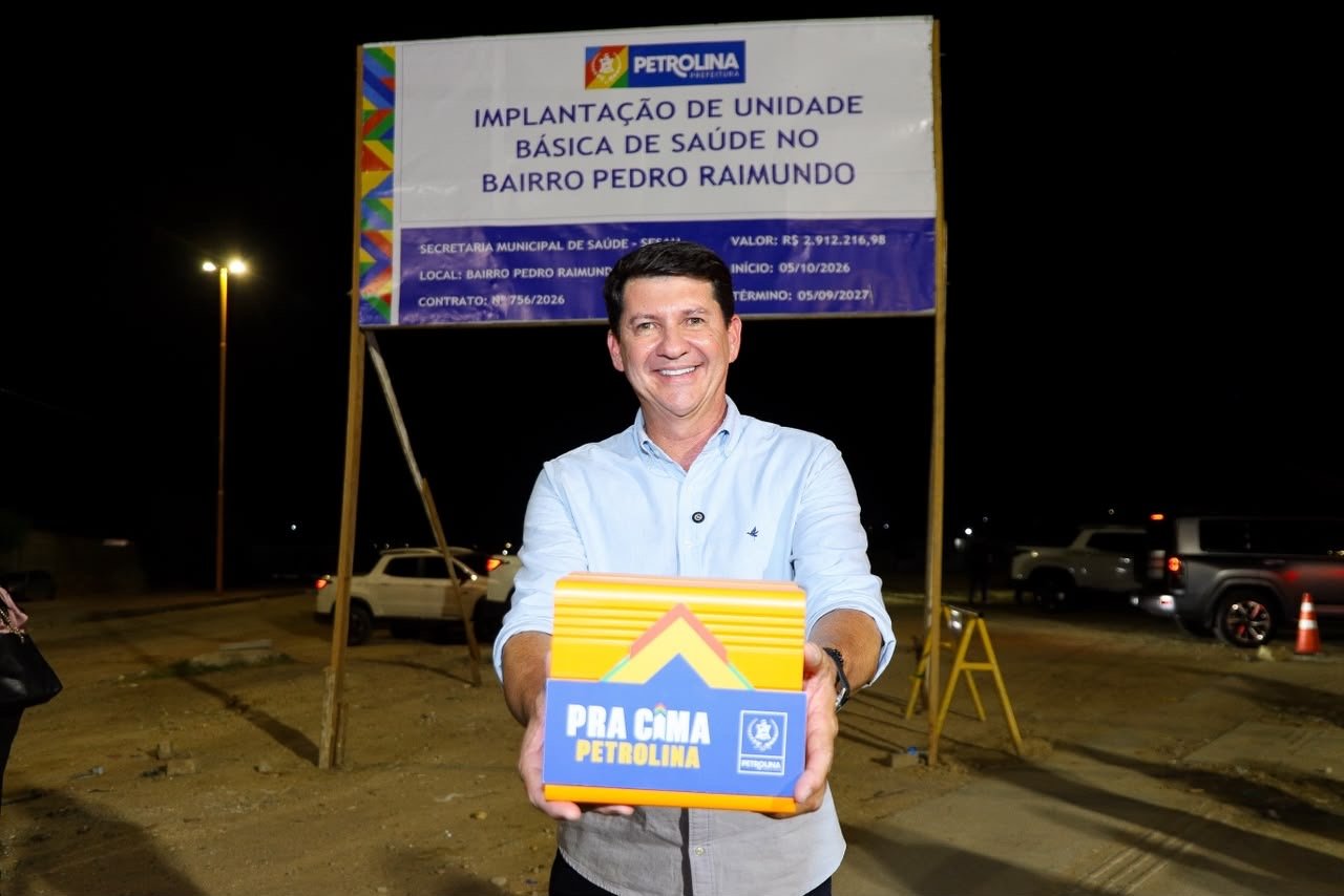 Simão Durando autoriza construção de Unidade de Saúde no Pedro Raimundo e amplia rede de saúde na periferia de Petrolina